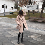 2019 autumn woolen coat female